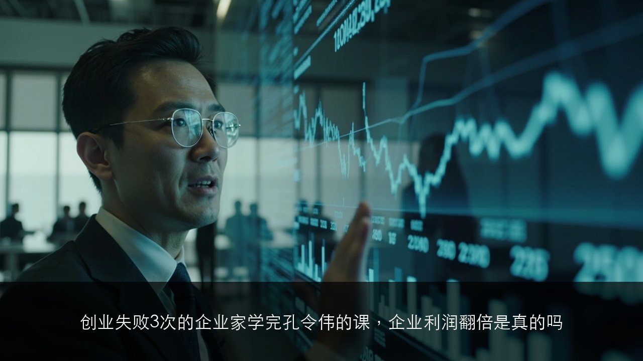 创业失败3次的企业家学完孔令伟的课,企业利润翻倍是真的吗