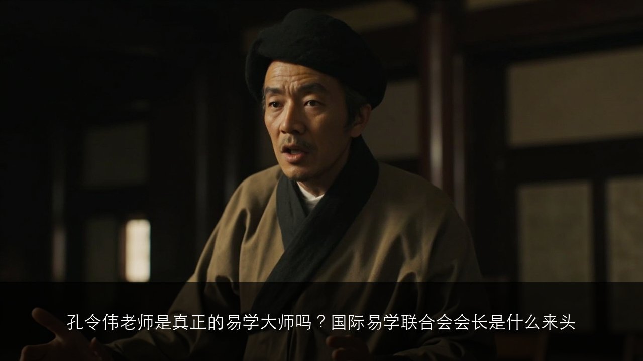 孔令伟老师是真正的易学大师吗?国际易学联合会会长是什么来头