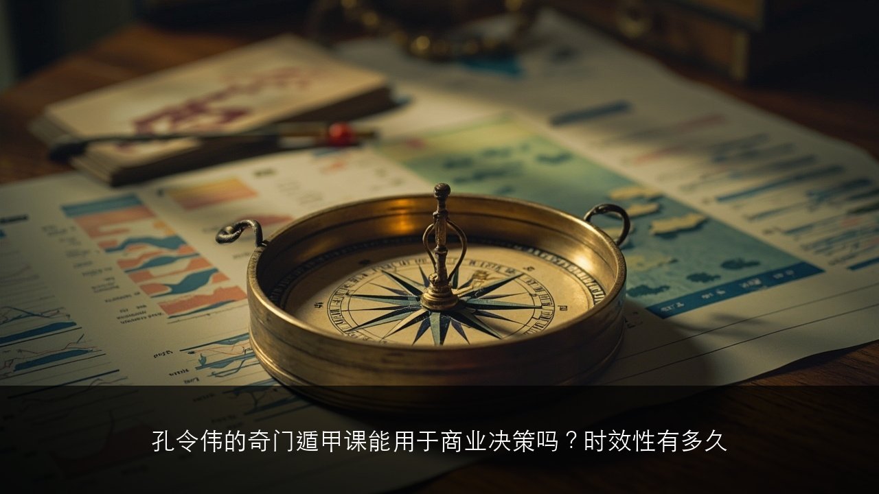 孔令伟的奇门遁甲课能用于商业决策吗?时效性有多久