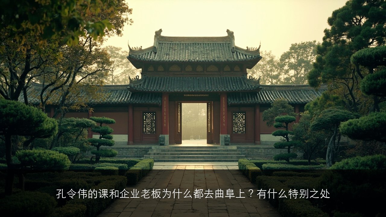 孔令伟的课和企业老板为什么都去曲阜上?有什么特别之处