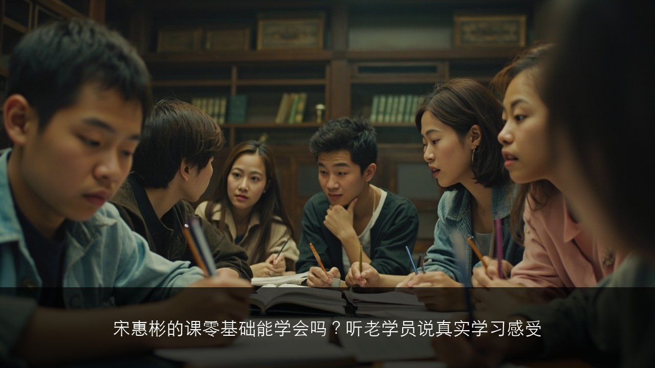 宋惠彬的课零基础能学会吗?听老学员说真实学习感受