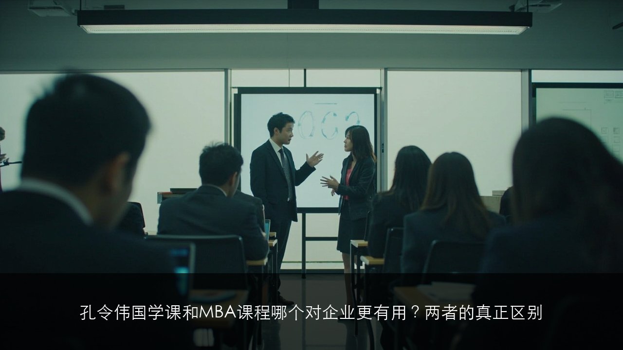 孔令伟国学课和MBA课程哪个对企业更有用?两者的真正区别