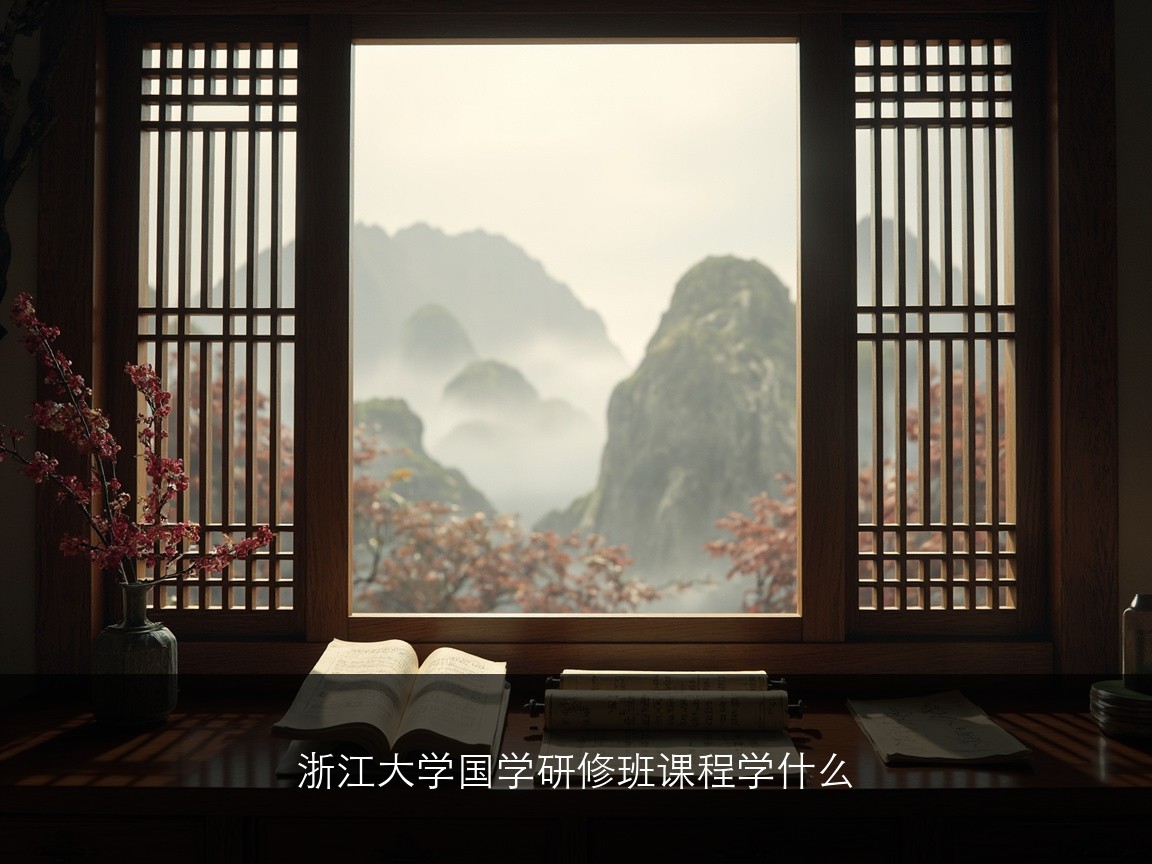 浙江大学国学研修班课程学什么