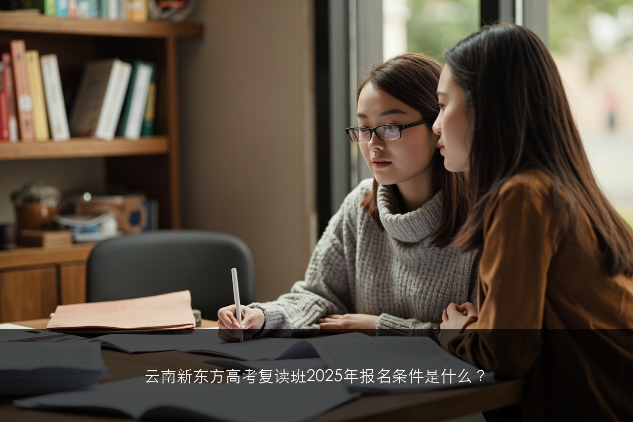 云南新东方高考复读班2025年报名条件是什么？