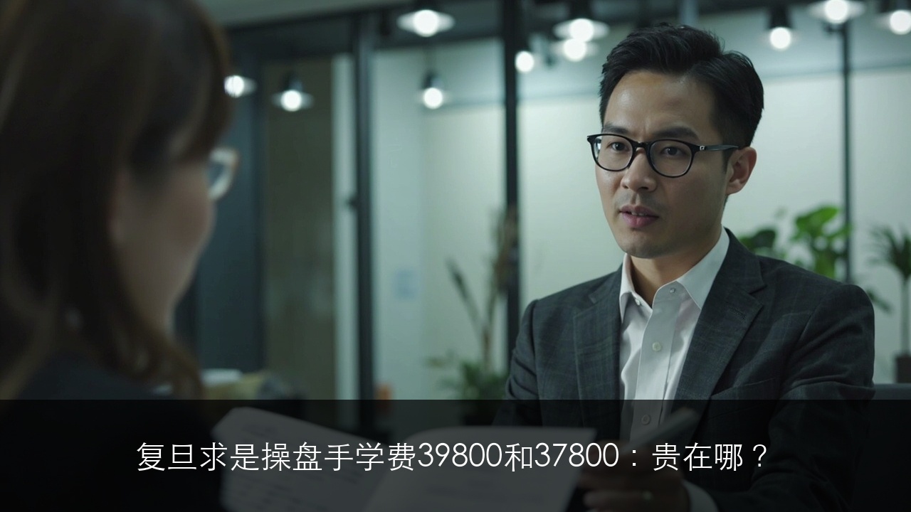 复旦求是操盘手学费39800和37800：贵在哪？