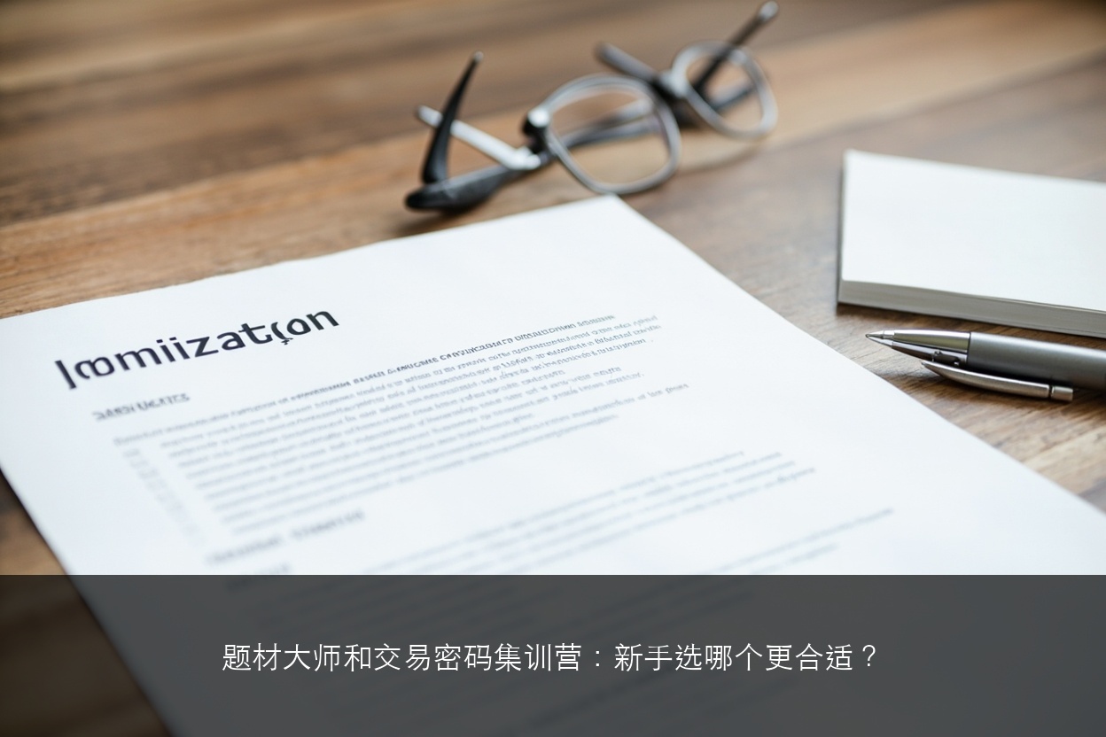 题材大师和交易密码集训营：新手选哪个更合适？
