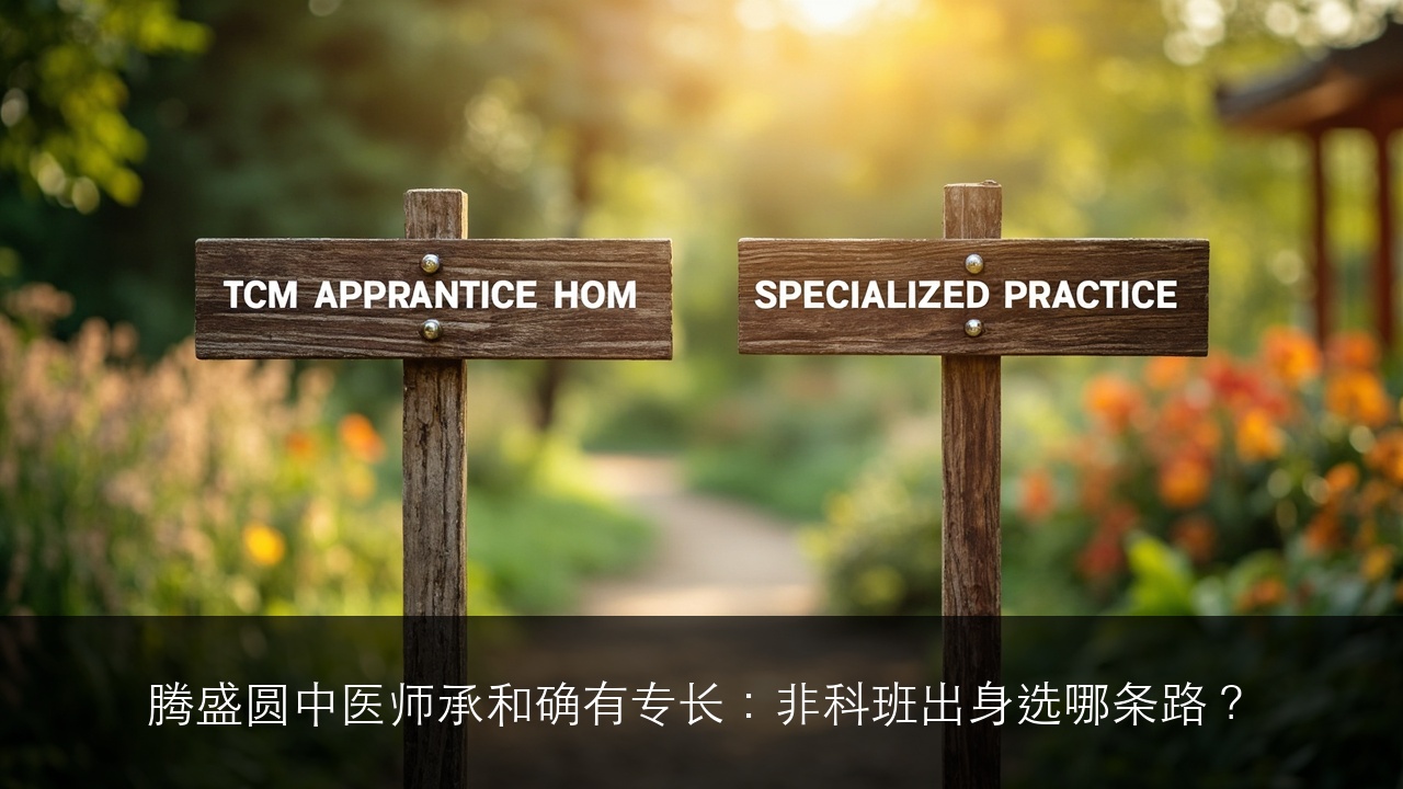 腾盛圆中医师承和确有专长：非科班出身选哪条路？