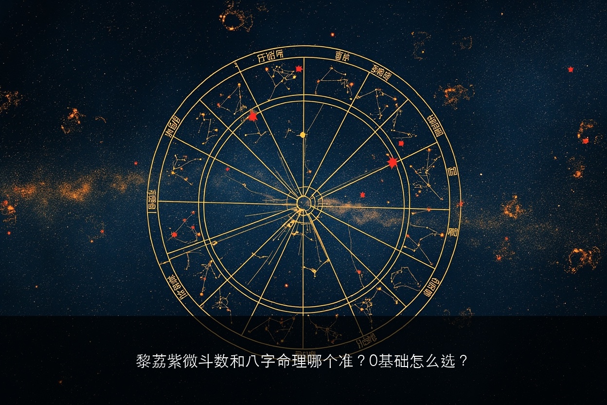 黎荔紫微斗数和八字命理哪个准？0基础怎么选？