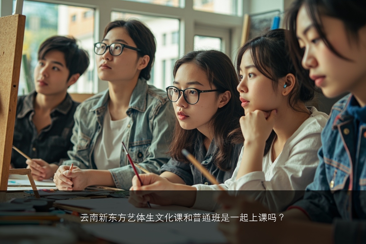 云南新东方艺体生文化课和普通班是一起上课吗？