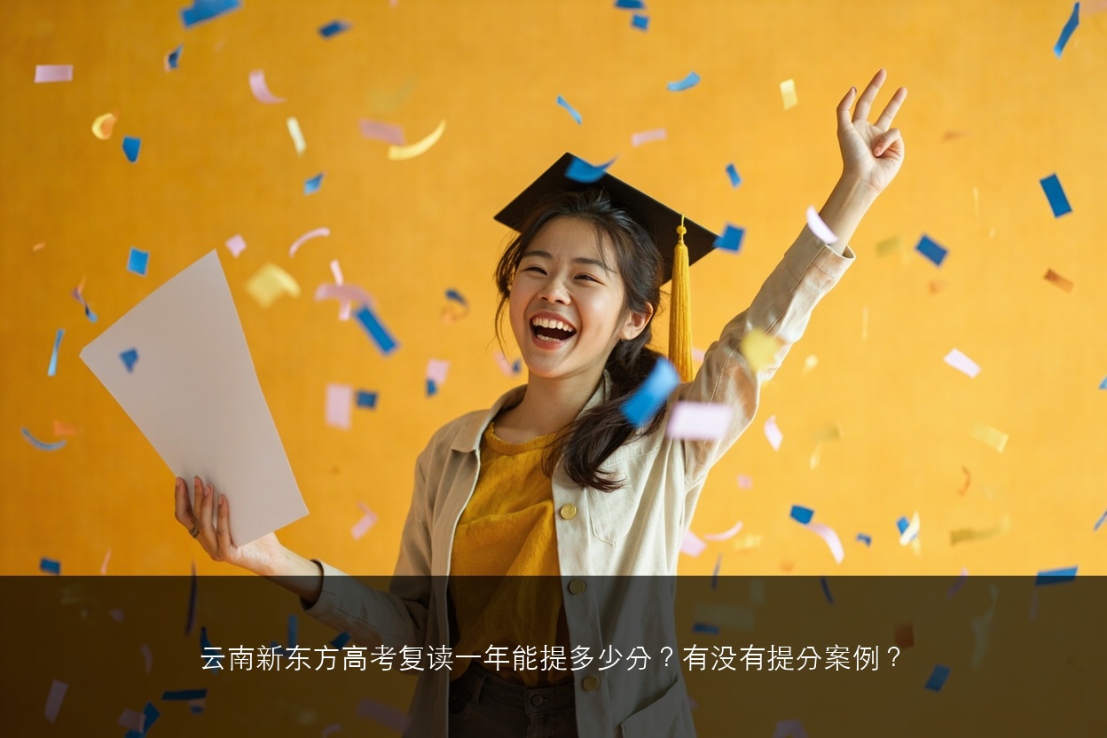 云南新东方高考复读一年能提多少分？有没有提分案例？