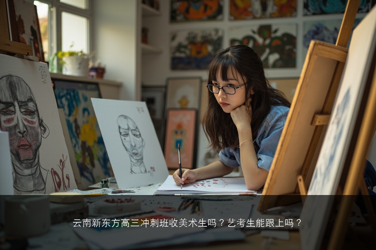 云南新东方高三冲刺班收美术生吗？艺考生能跟上吗？