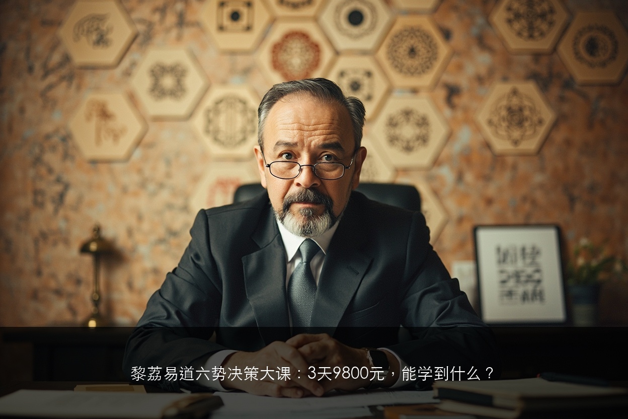 黎荔易道六势决策大课：3天9800元，能学到什么？