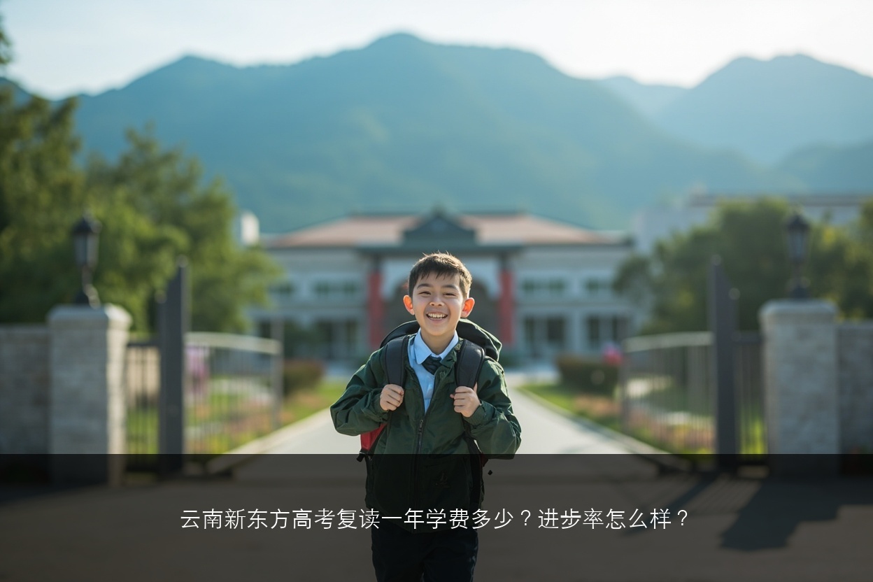 云南新东方高考复读一年学费多少？进步率怎么样？