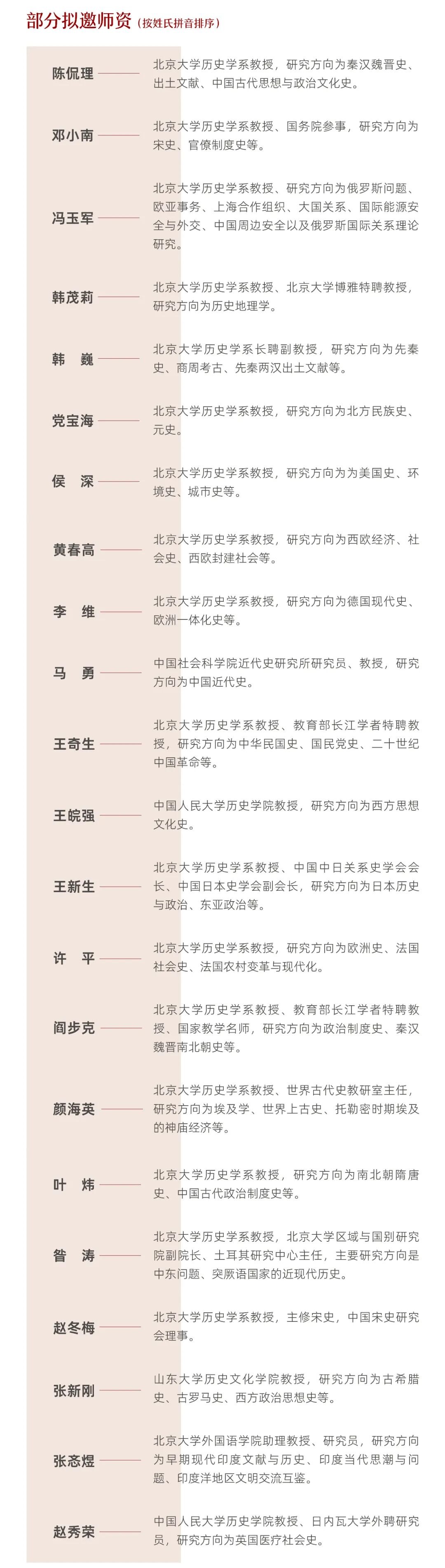 北京大学历史研修班第17期:以史为鉴,洞见时代变局