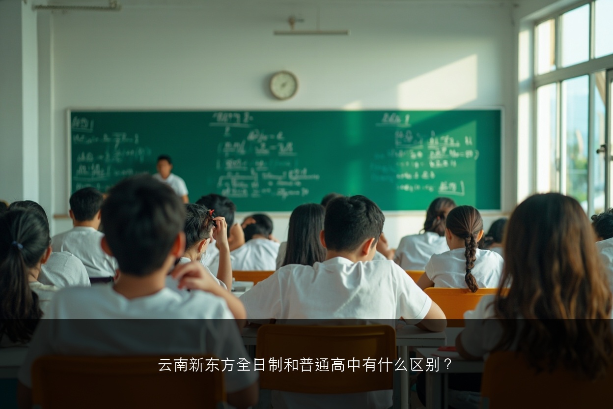 云南新东方全日制和普通高中有什么区别？
