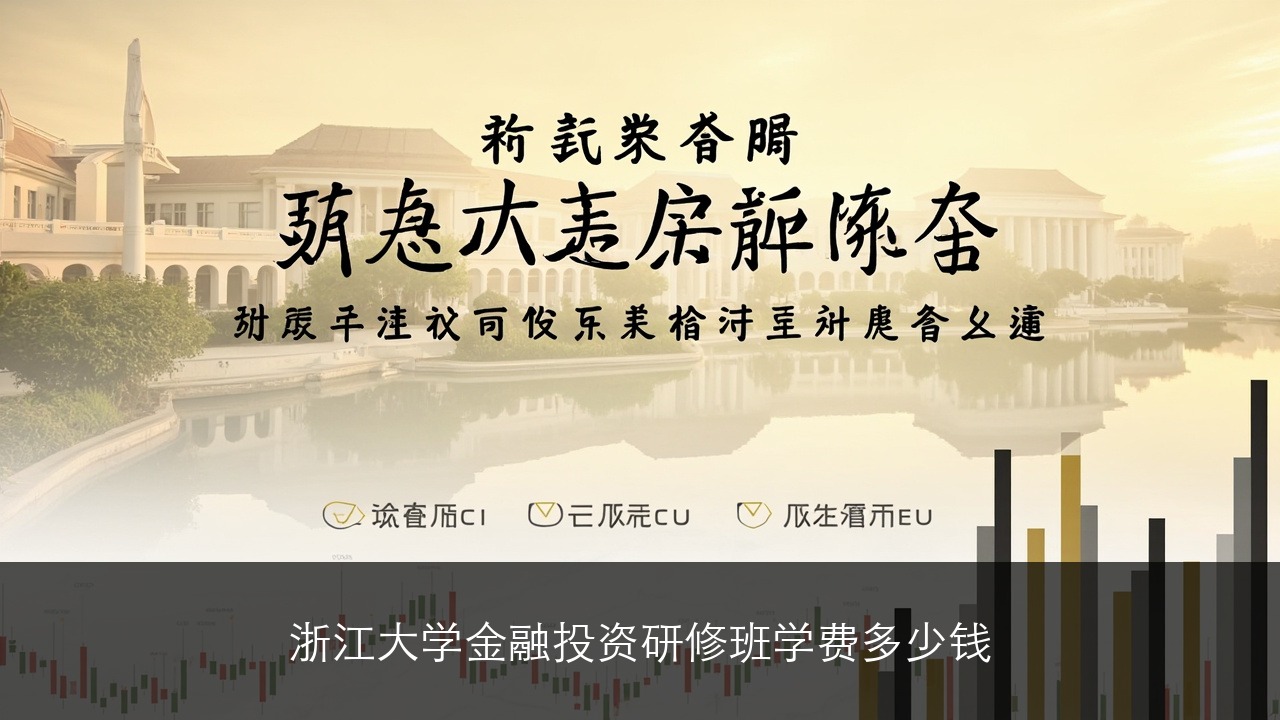 浙江大学金融投资研修班学费多少钱