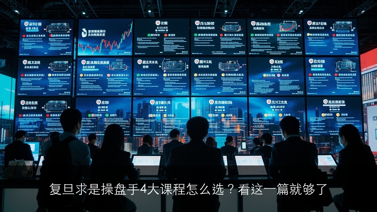 复旦求是操盘手4大课程怎么选？看这一篇就够了