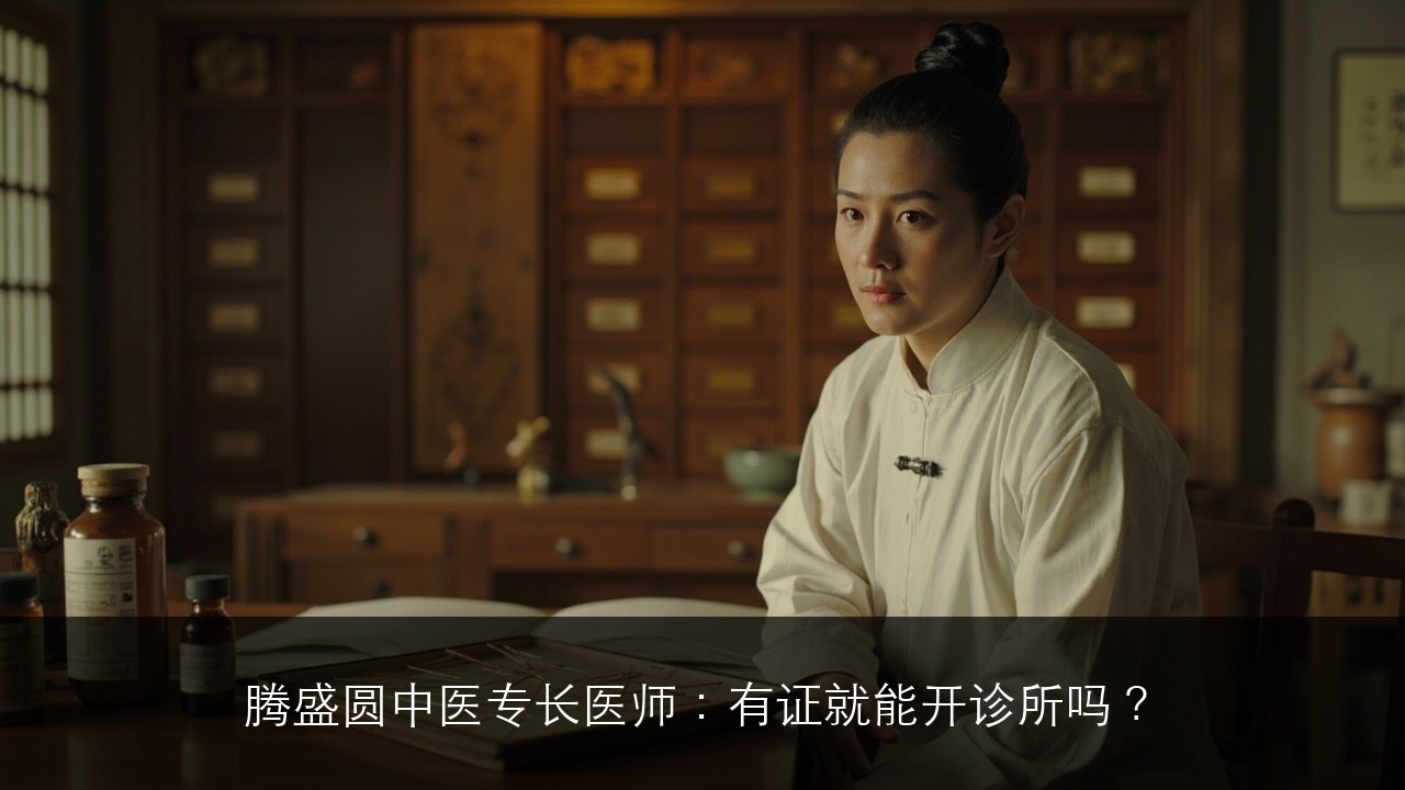 腾盛圆中医专长医师：有证就能开诊所吗？