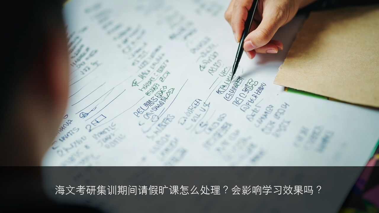 海文考研集训期间请假旷课怎么处理?会影响学习效果吗?