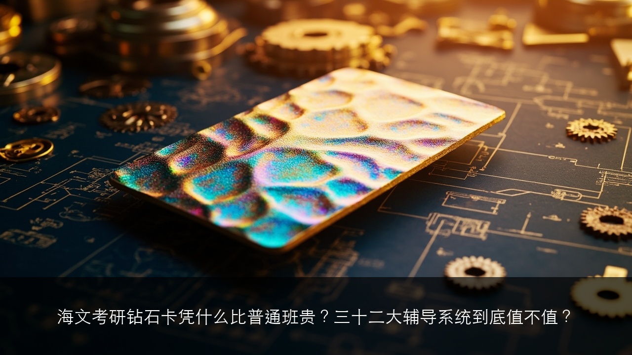 海文考研钻石卡凭什么比普通班贵?三十二大辅导系统到底值不值?