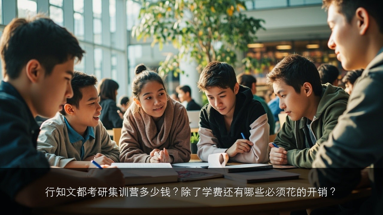 行知文都考研集训营多少钱?除了学费还有哪些必须花的开销?
