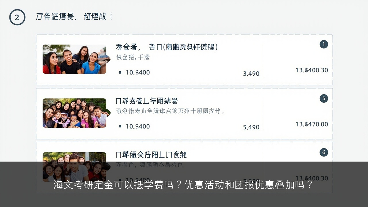 海文考研定金可以抵学费吗?优惠活动和团报优惠叠加吗?