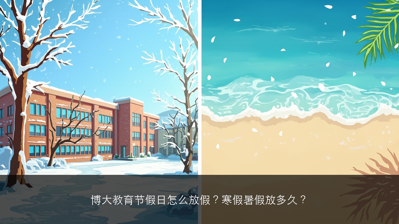博大教育节假日怎么放假?寒假暑假放多久?