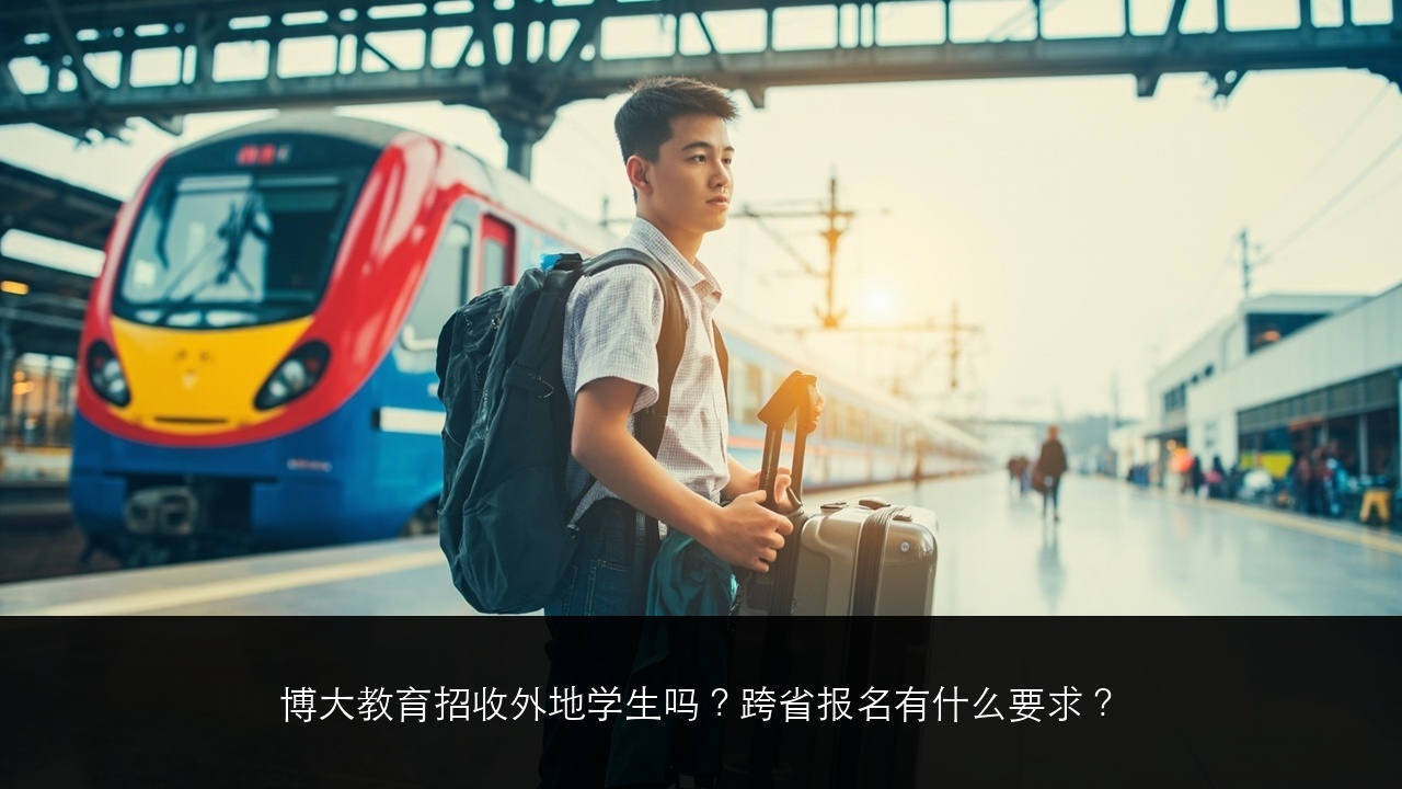 博大教育招收外地学生吗?跨省报名有什么要求?