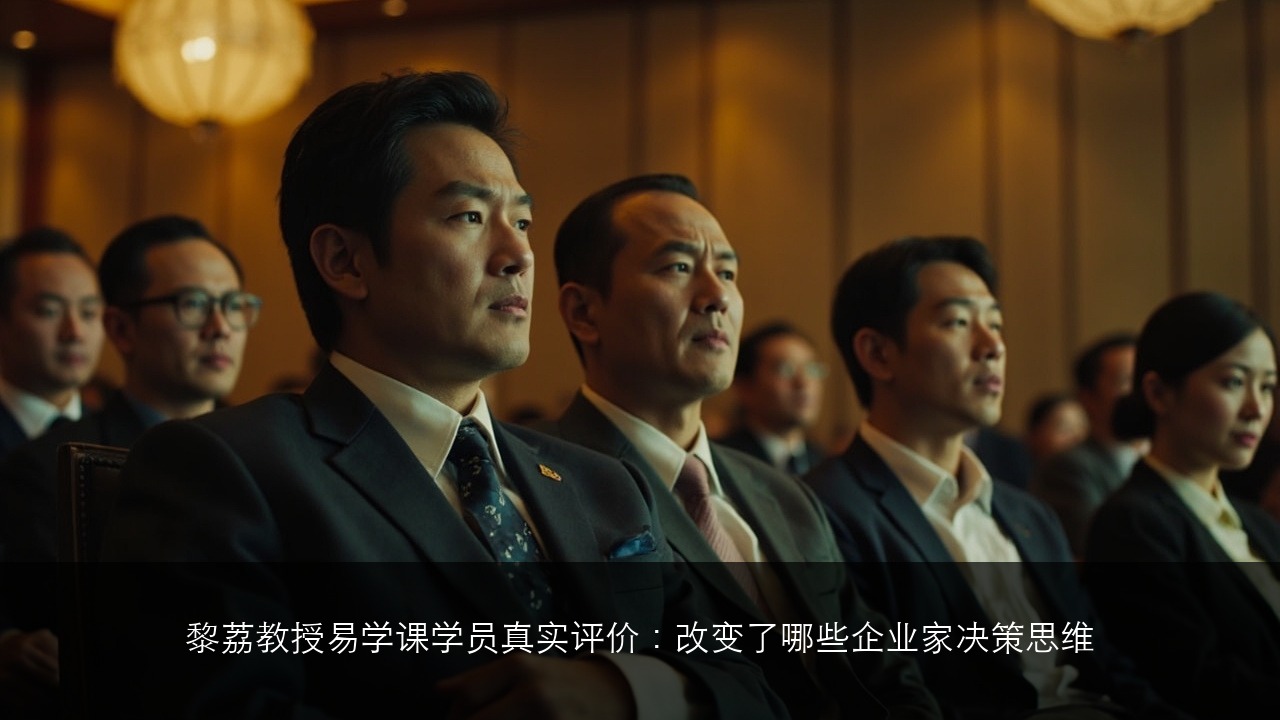 黎荔教授易学课学员真实评价：改变了哪些企业家决策思维