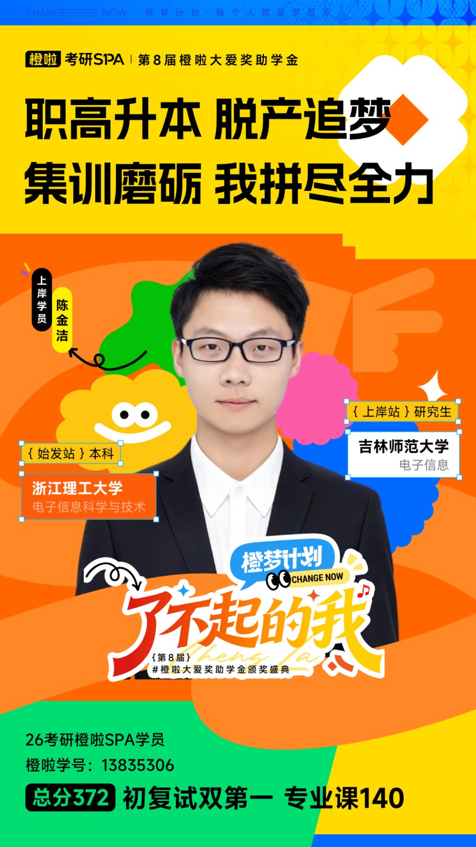 28岁,职高升本,辞职追梦:勇敢的人先享受世界!