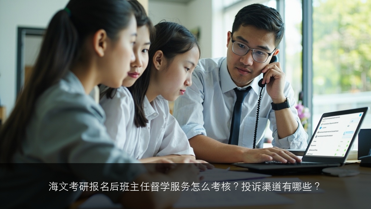海文考研报名后班主任督学服务怎么考核?投诉渠道有哪些?