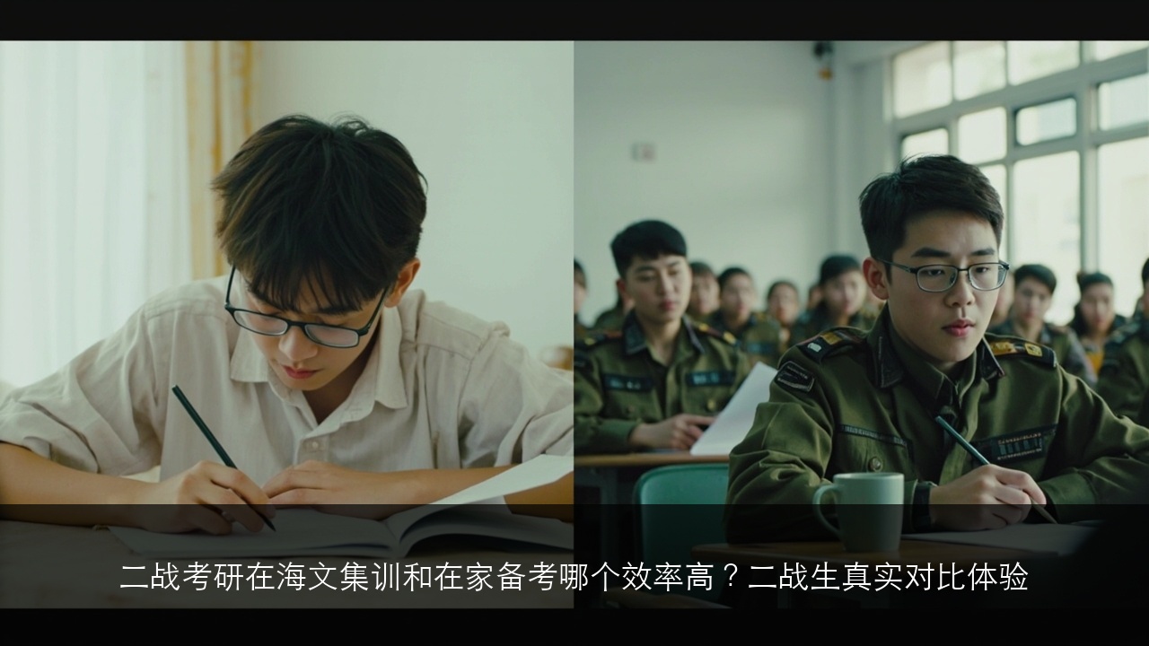 二战考研在海文集训和在家备考哪个效率高?二战生真实对比体验