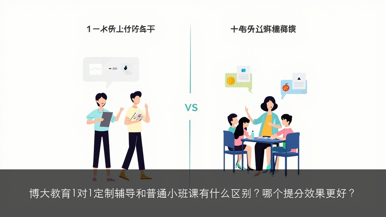 博大教育1对1定制辅导和普通小班课有什么区别?哪个提分效果更好?