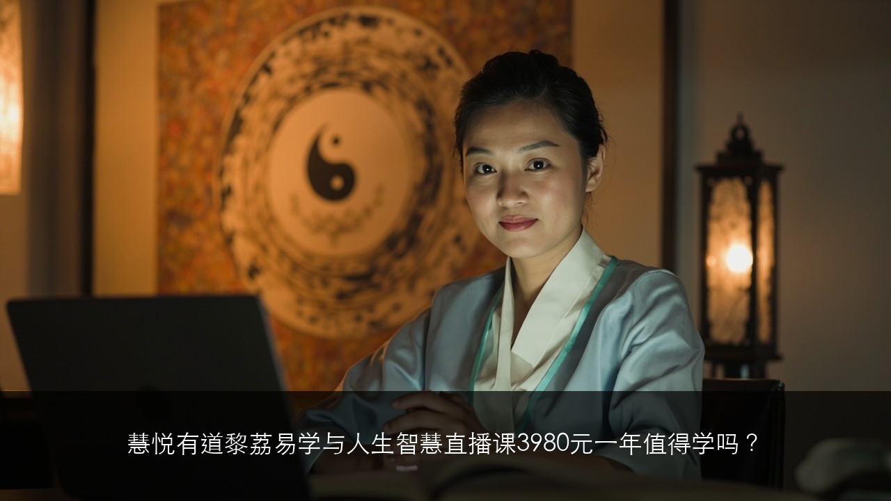 慧悦有道黎荔易学与人生智慧直播课3980元一年值得学吗？