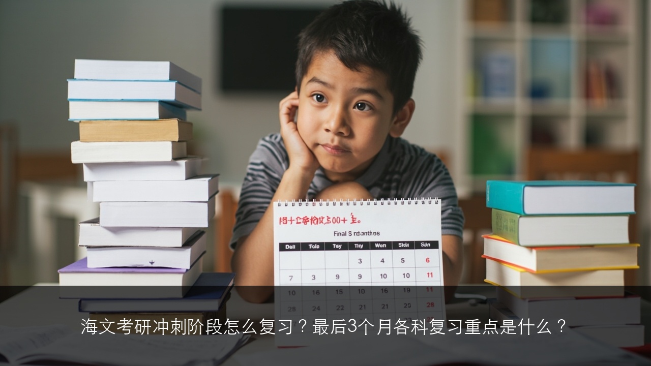 海文考研冲刺阶段怎么复习?最后3个月各科复习重点是什么?
