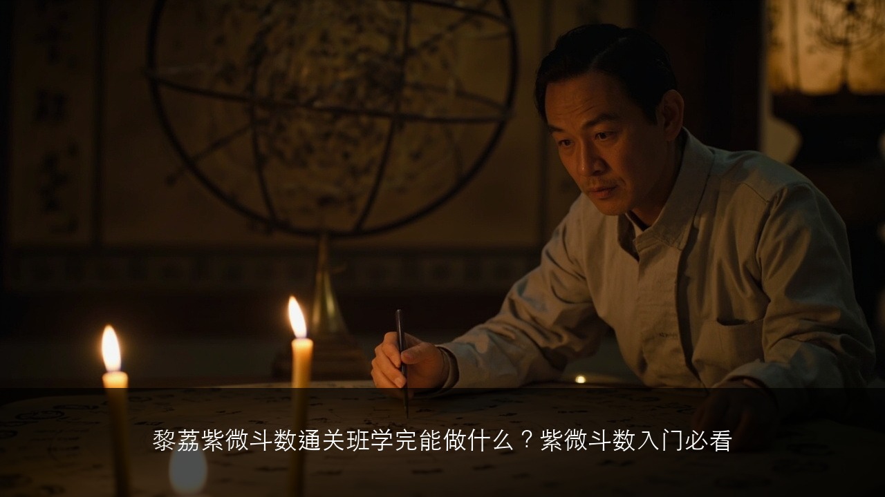 黎荔紫微斗数通关班学完能做什么？紫微斗数入门必看