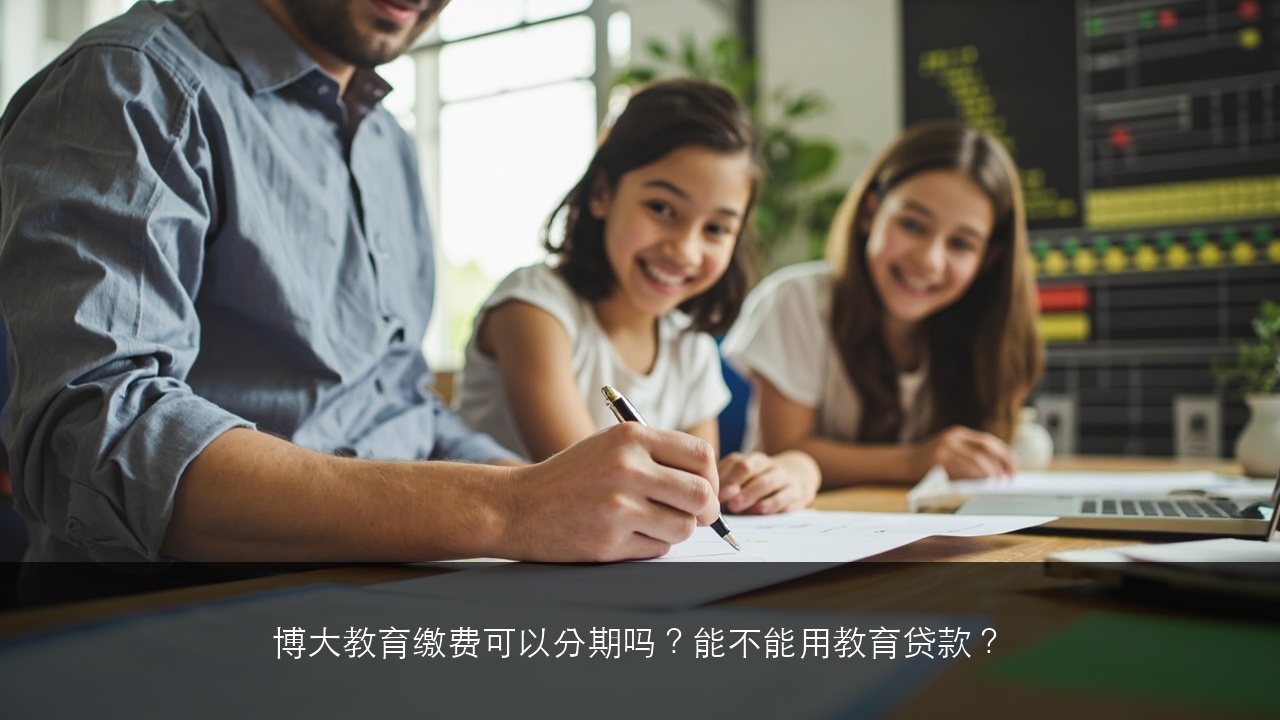 博大教育缴费可以分期吗?能不能用教育贷款?