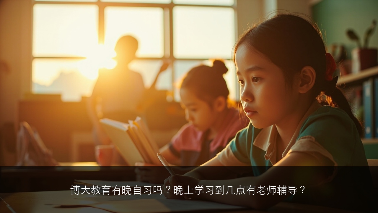 博大教育有晚自习吗?晚上学习到几点有老师辅导?