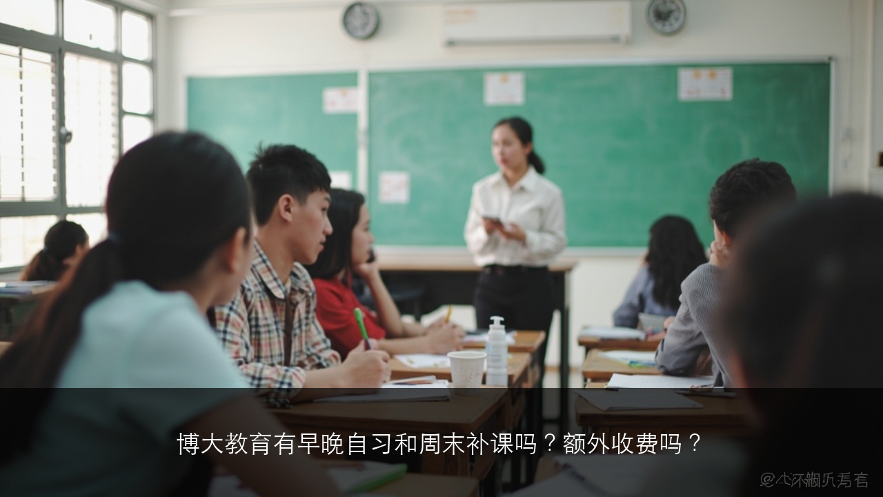 博大教育有早晚自习和周末补课吗?额外收费吗?