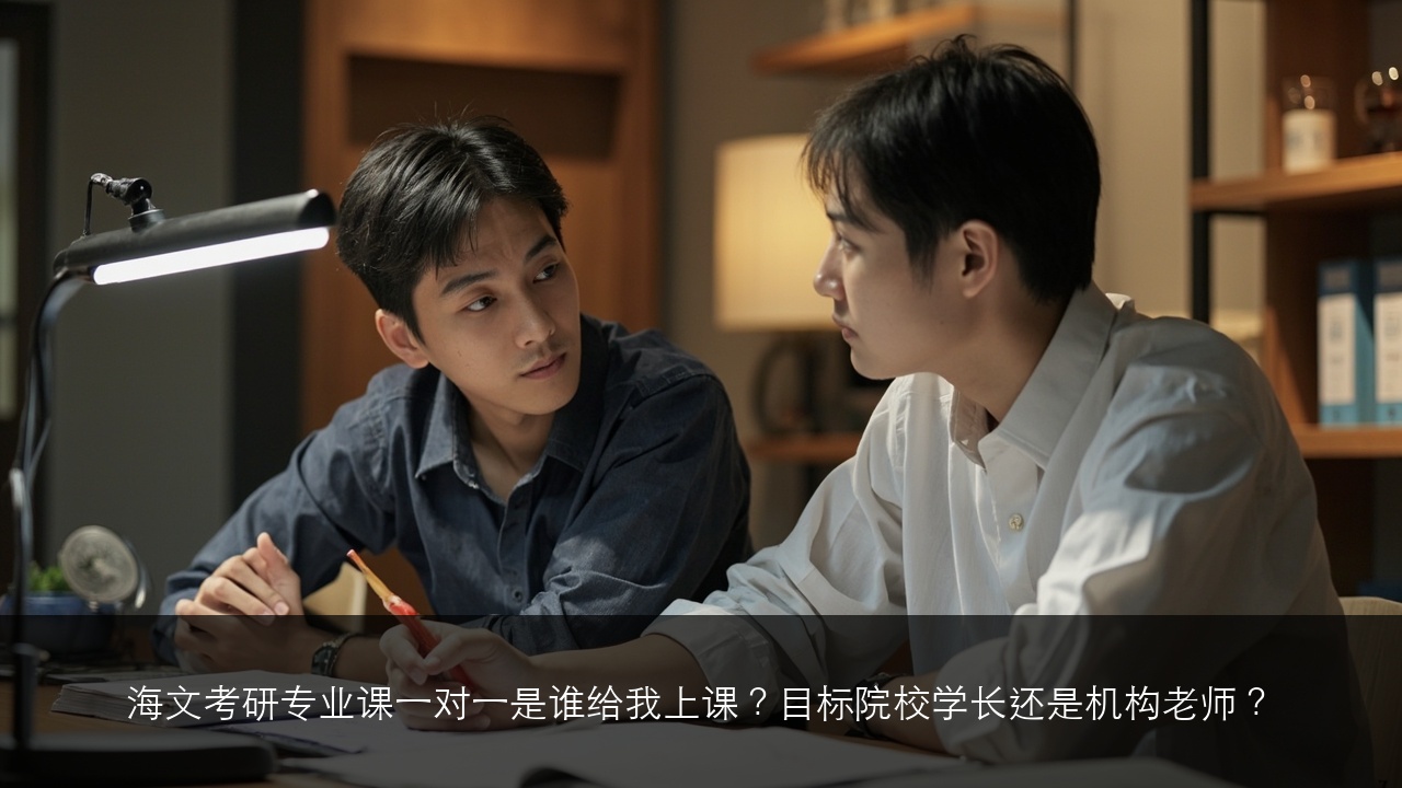 海文考研专业课一对一是谁给我上课?目标院校学长还是机构老师?