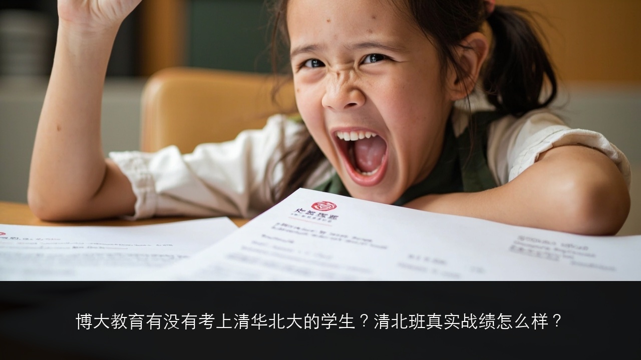 博大教育有没有考上清华北大的学生？清北班真实战绩怎么样？
