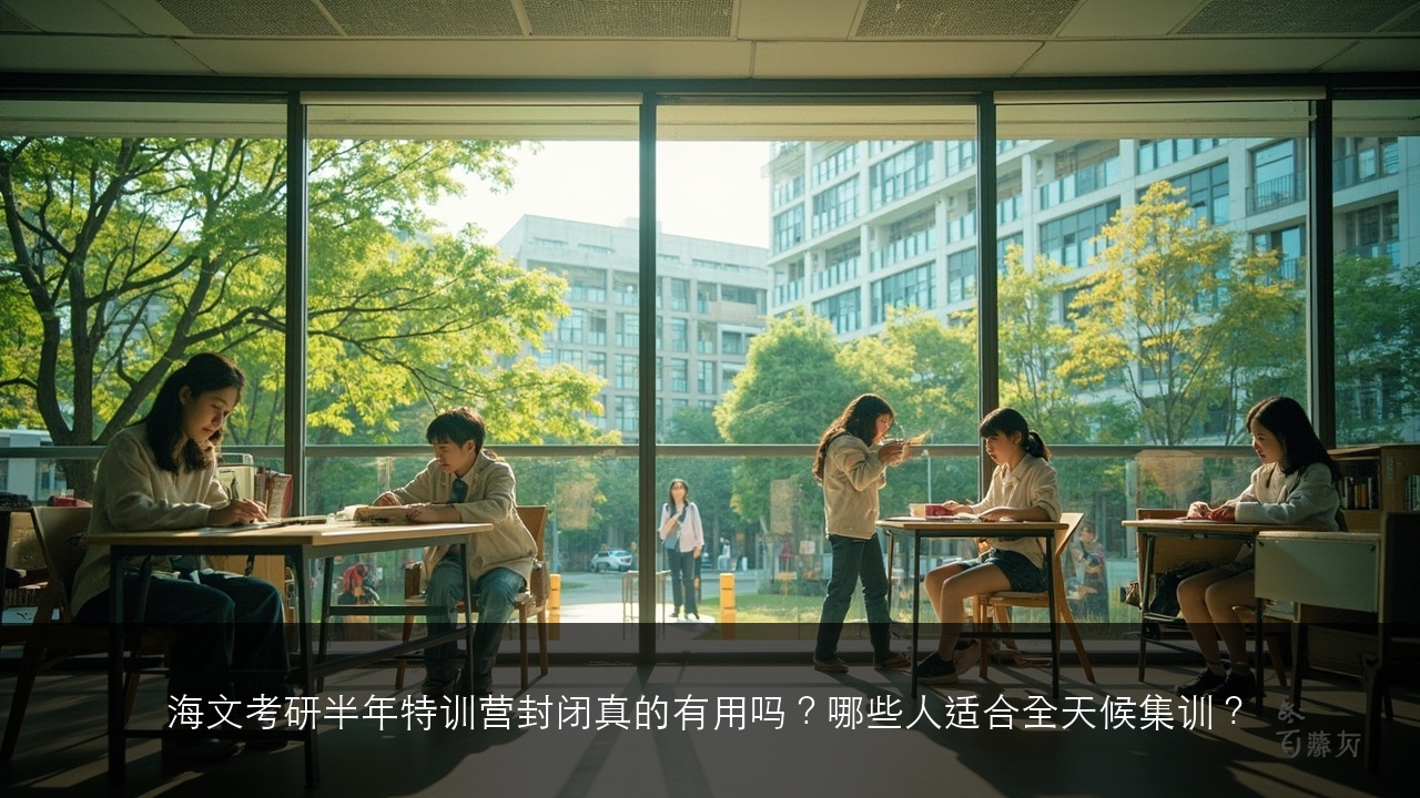 海文考研半年特训营封闭真的有用吗?哪些人适合全天候集训?