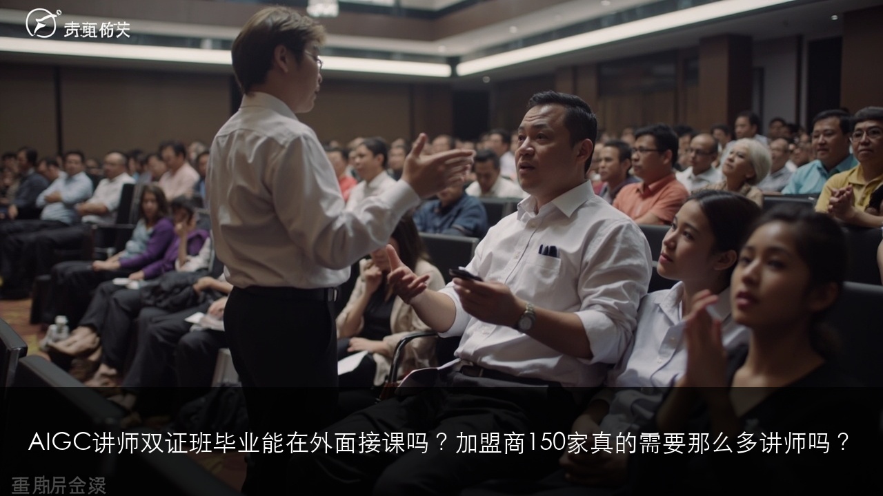 AIGC讲师双证班毕业能在外面接课吗?加盟商150家真的需要那么多讲师吗?