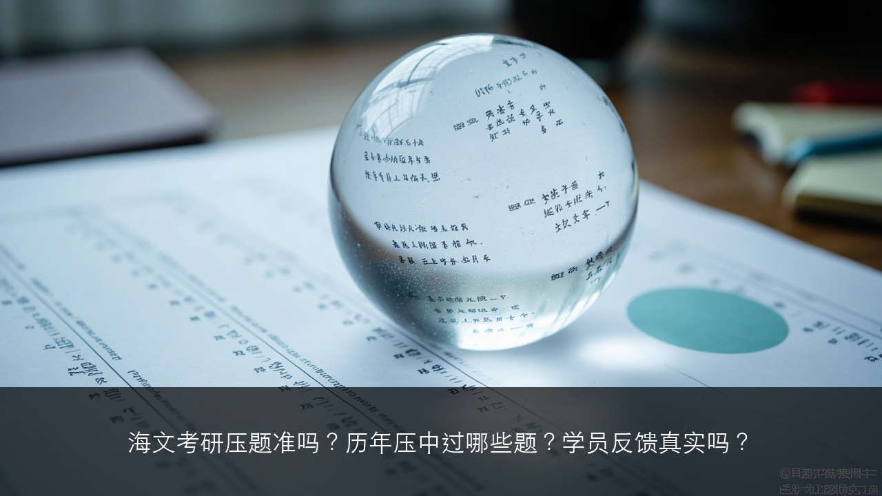 海文考研压题准吗?历年压中过哪些题?学员反馈真实吗?