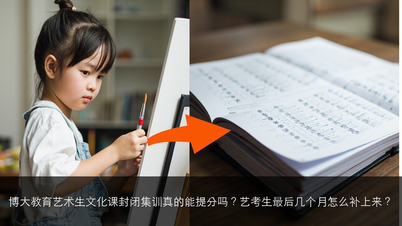 博大教育艺术生文化课封闭集训真的能提分吗?艺考生最后几个月怎么补上来?