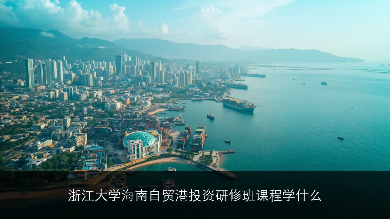 浙江大学海南自贸港投资研修班课程学什么