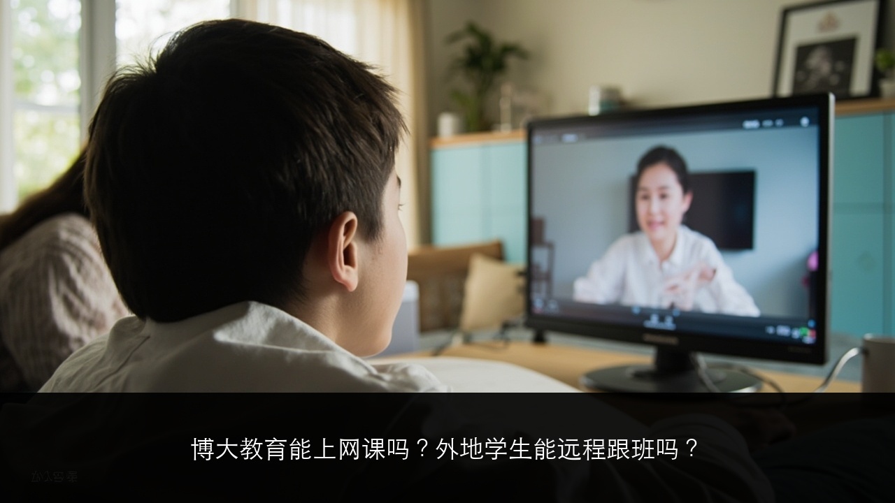 博大教育能上网课吗？外地学生能远程跟班吗？