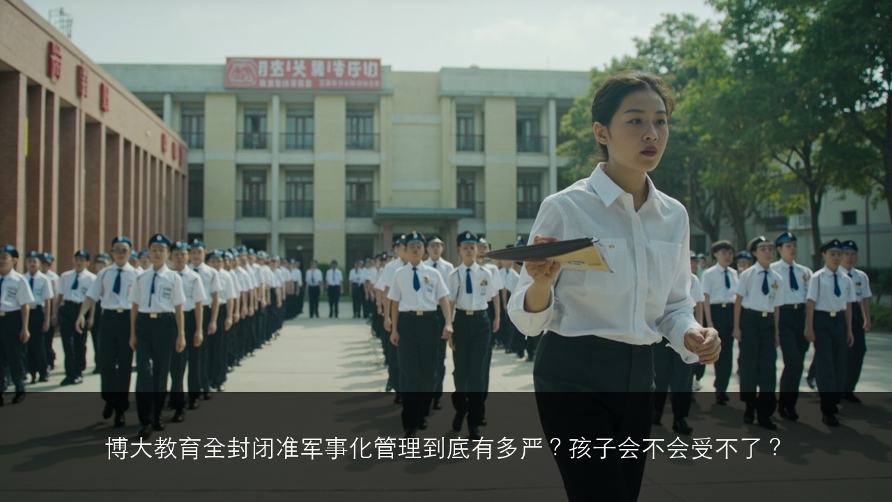 博大教育全封闭准军事化管理到底有多严?孩子会不会受不了?