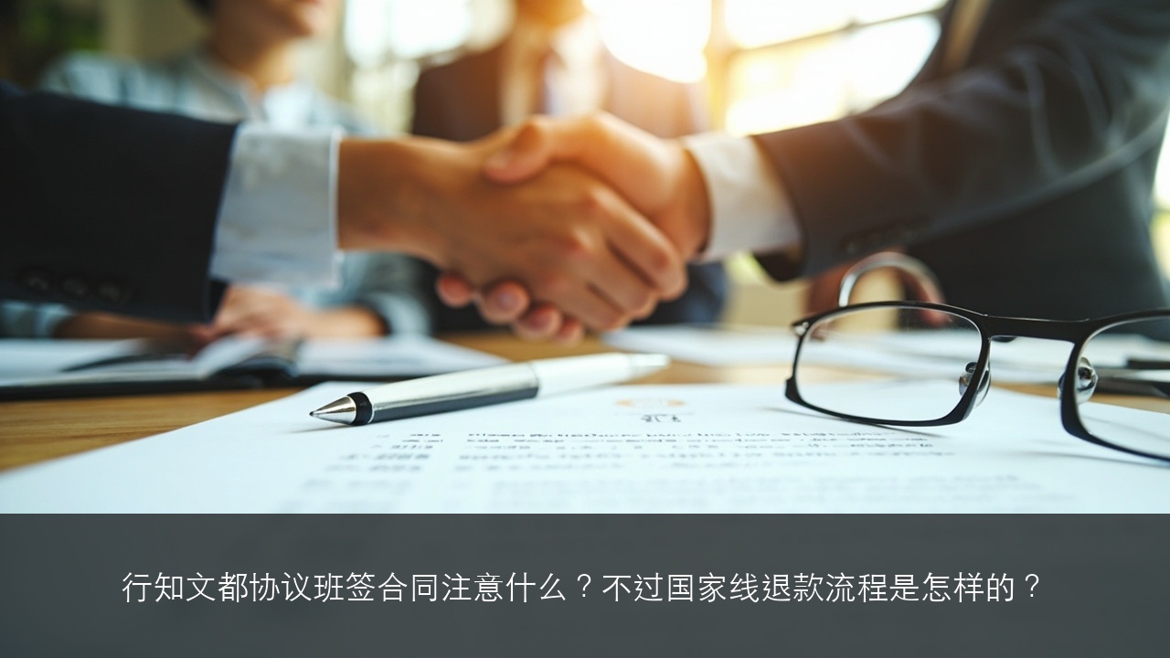 行知文都协议班签合同注意什么?不过国家线退款流程是怎样的?