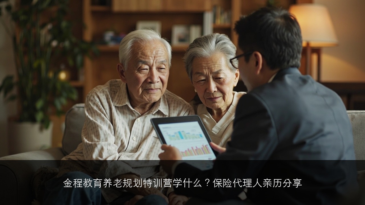 金程教育养老规划特训营学什么？保险代理人亲历分享